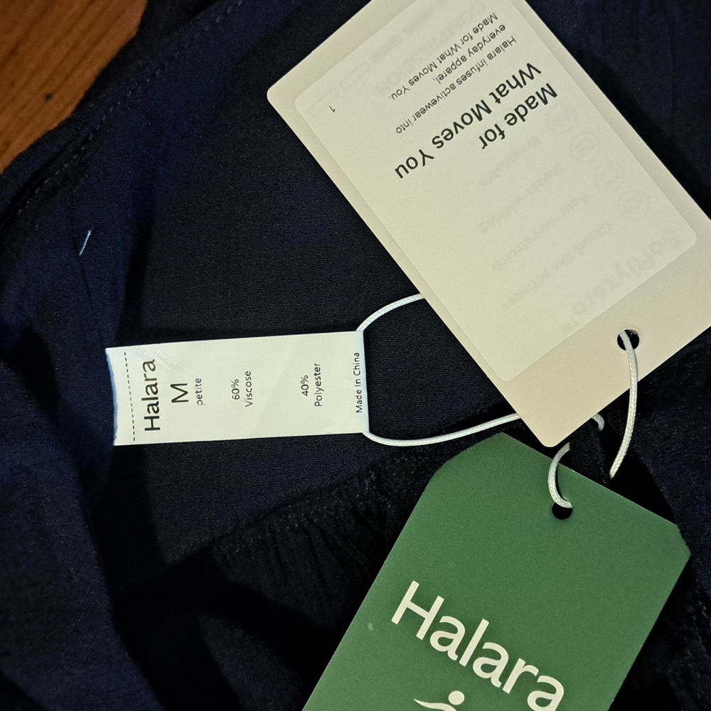 HALARA Navy Cropped Jumpsuit - Picture 9 of 10